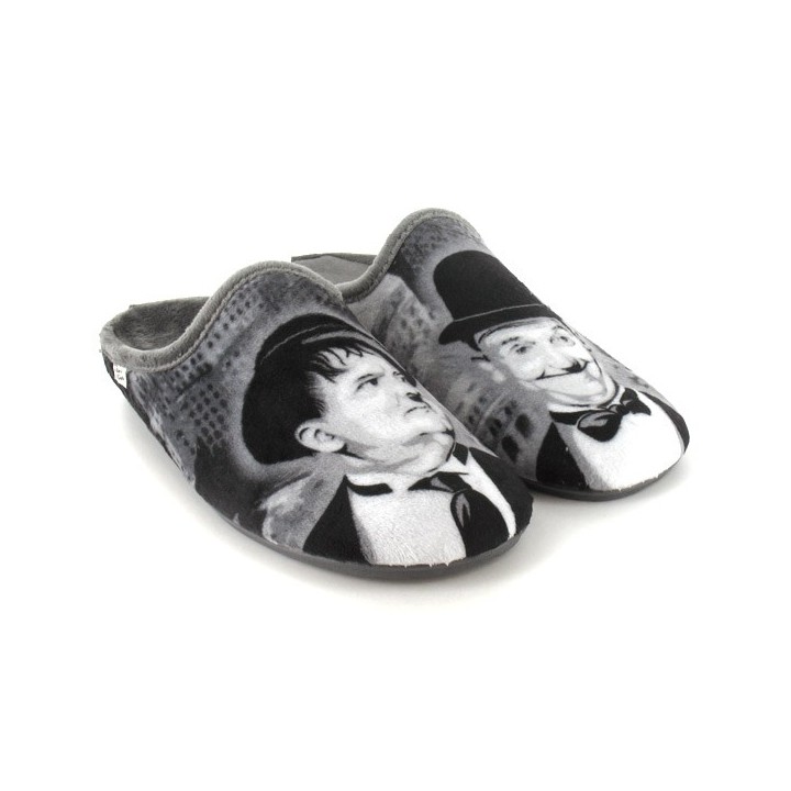 chausson mules homme Laurel et Hardy La Maison de l'espadrille  6770
