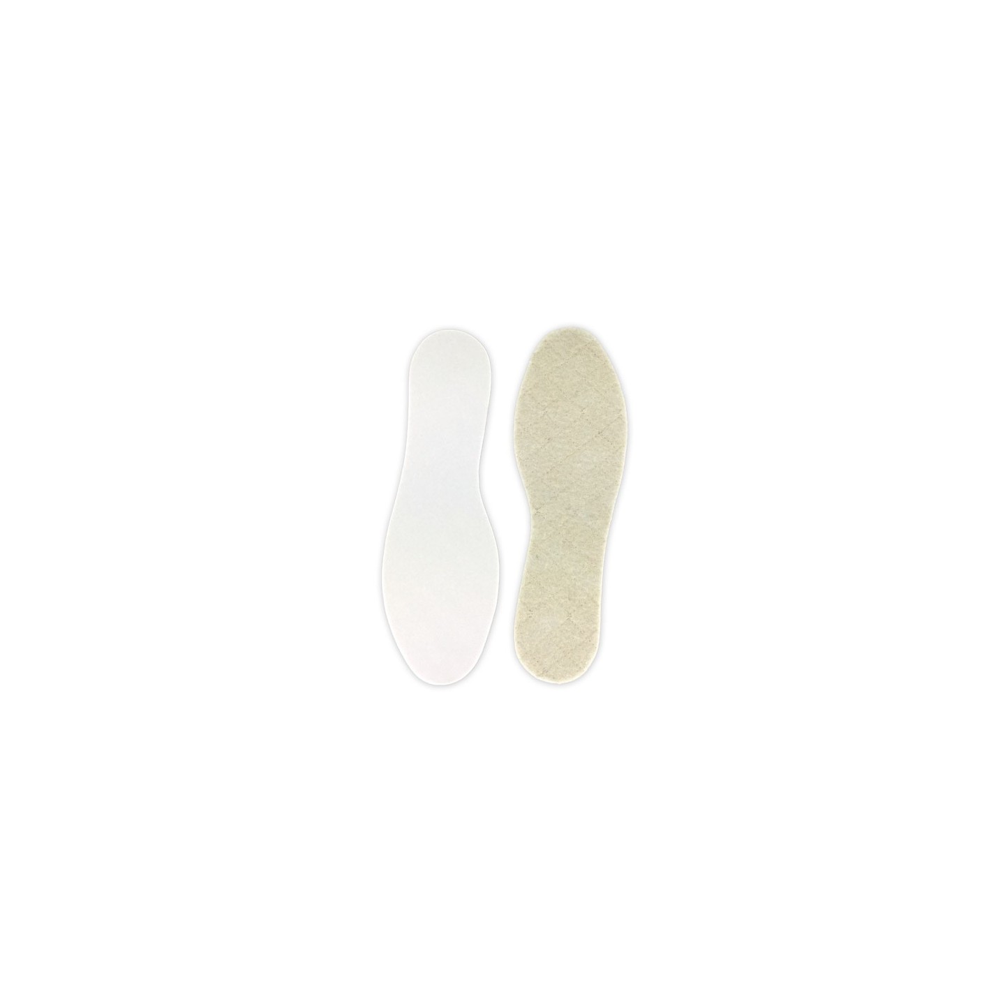 FAMACO - FAMACO - Semelle laine piquée Beige Femme - CHAUSSMART