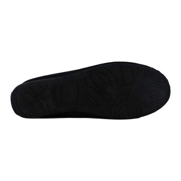 Chaussons noirs femme la maison de l'espadrille  6143