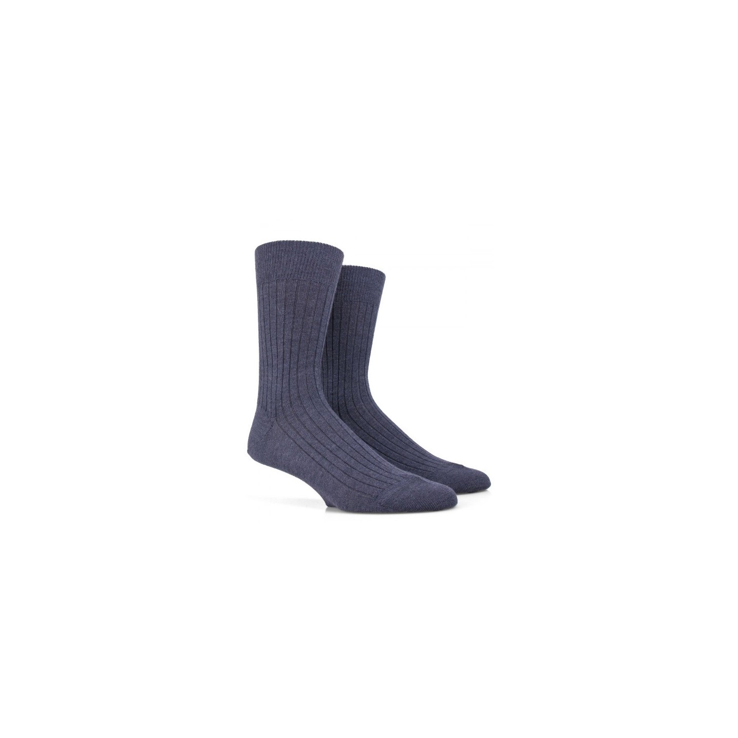 DORE DORE - DORE DORE - Chaussettes côtelées en laine Merinos Marron Homme - CHAUSSMART