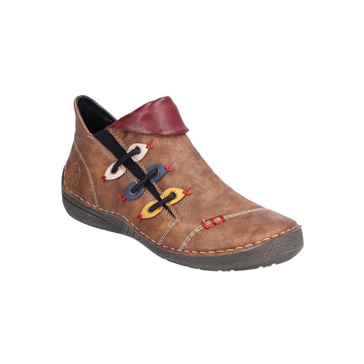 Boots zip femme Montenegro 72581