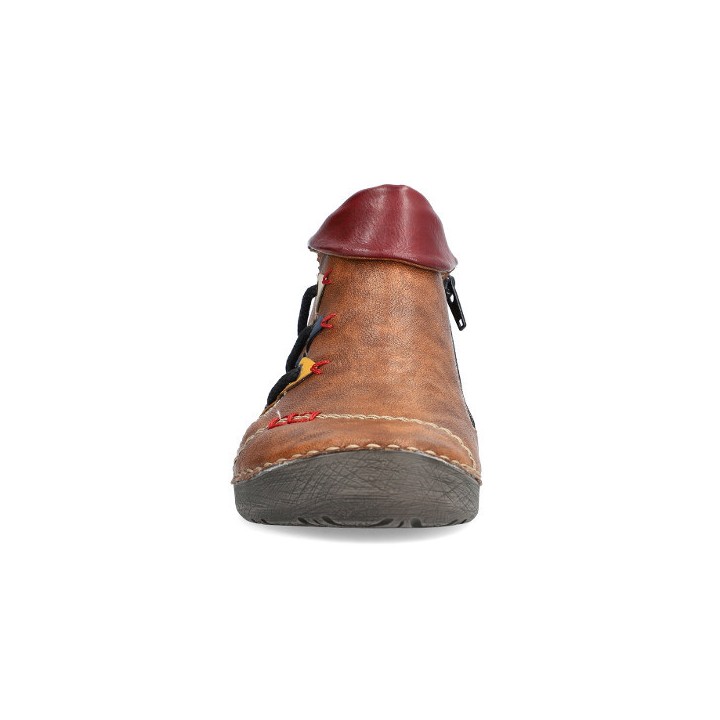 Boots zip femme Montenegro 72581