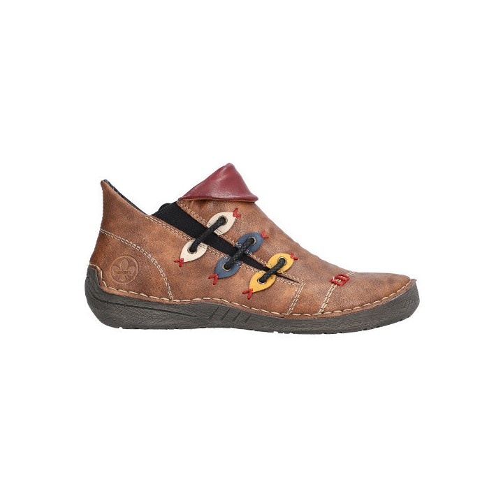 Boots zip femme Montenegro 72581