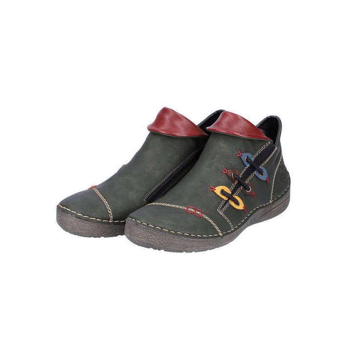 Boots zip femme Montenegro 72581