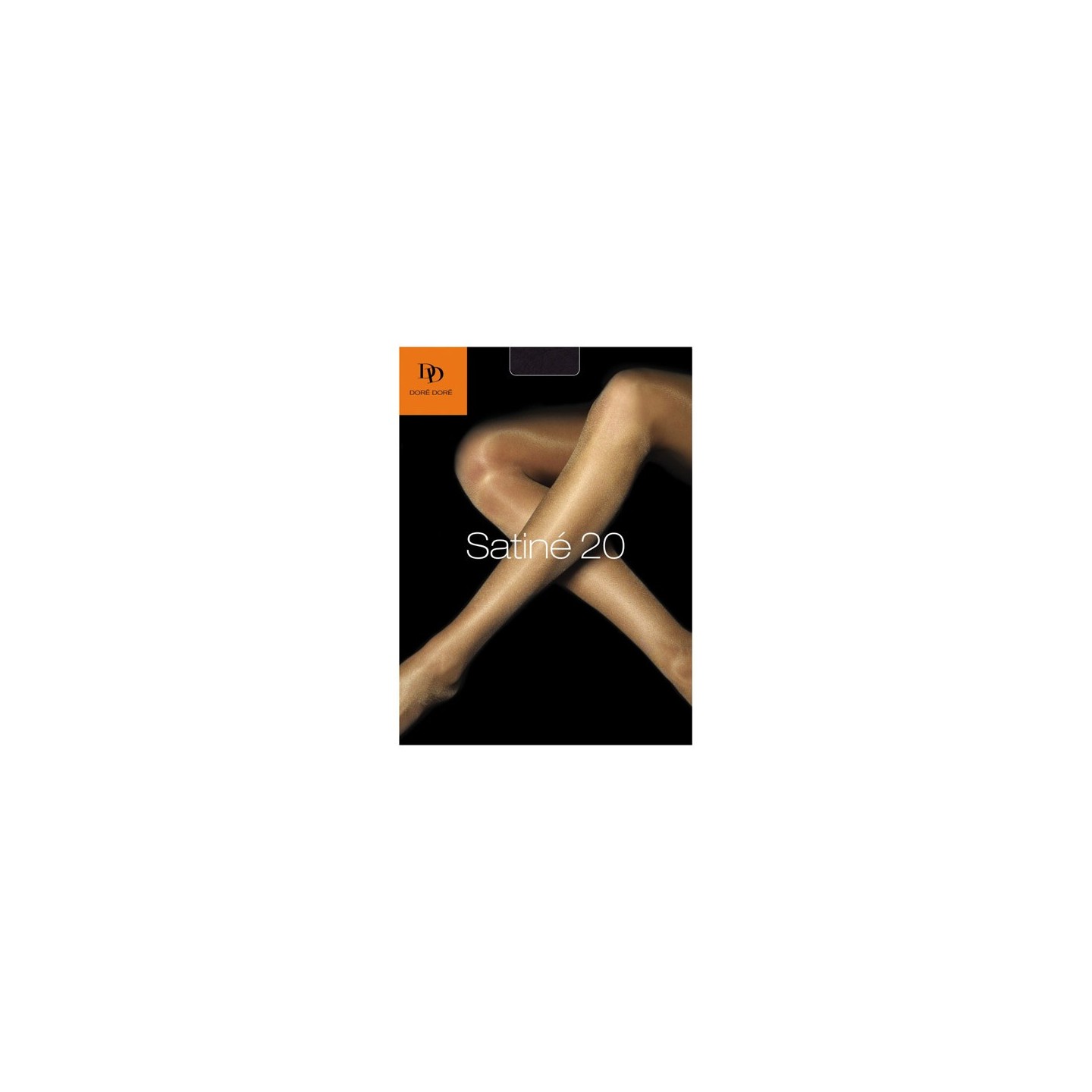 Promo - DORE DORE - PROMO - Collants Satiné 20 Marron Femme - CHAUSSMART