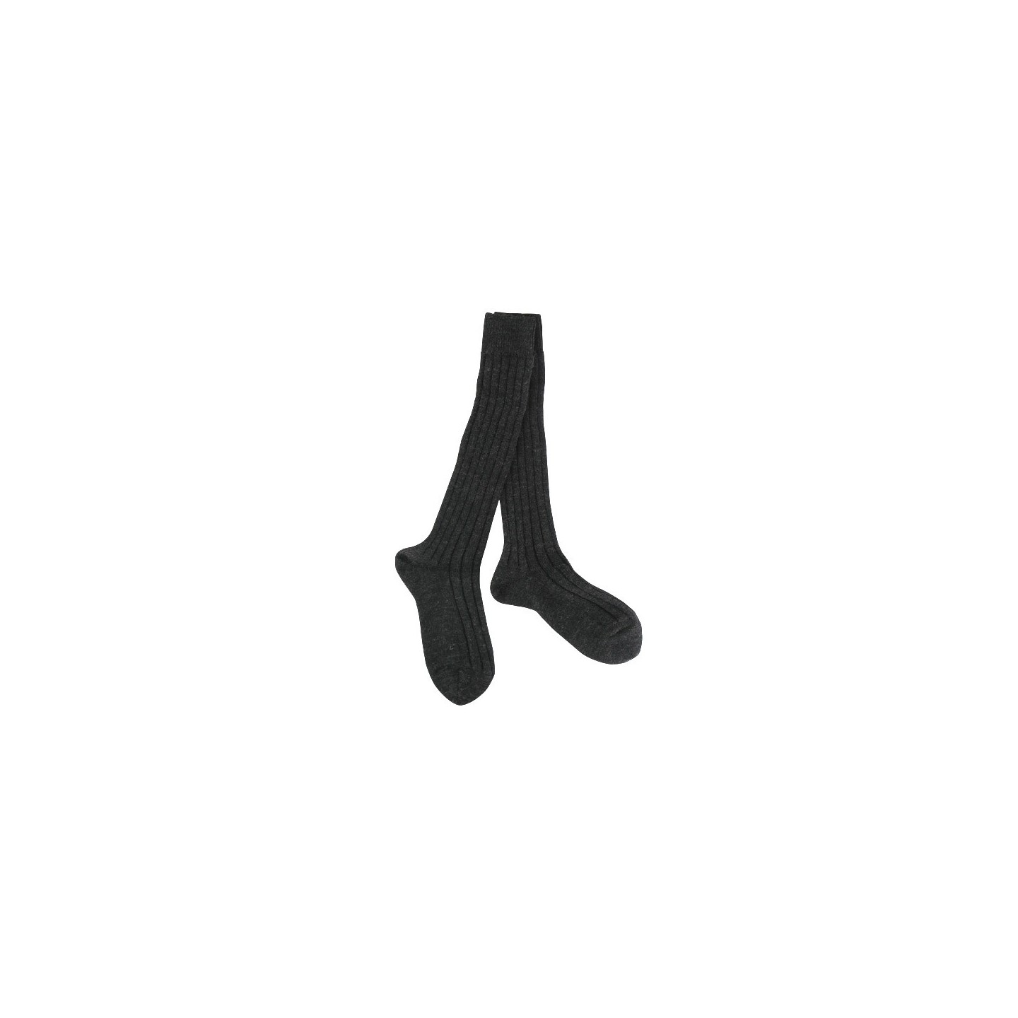 Promo - DORE DORE - PROMO - DORE DORE - chaussettes hautes enfant laine et coton Gris - - CHAUSSMART