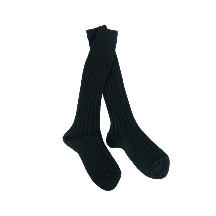 chaussettes hautes enfant laine et coton