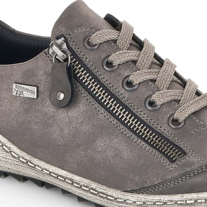 basket basse femme noir confortable remonte R1402