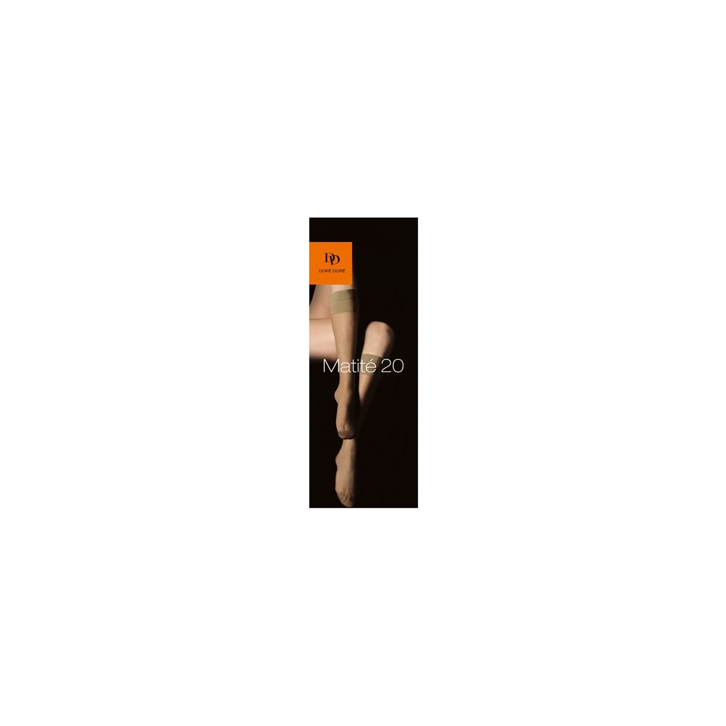 Promo - DORE DORE - PROMO - DORE DORE - Mi-Bas Matité 20 D Gris - Femme - CHAUSSMART