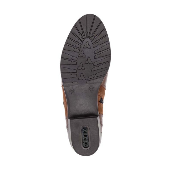 bottines marrons confortables femme Remonte D6893