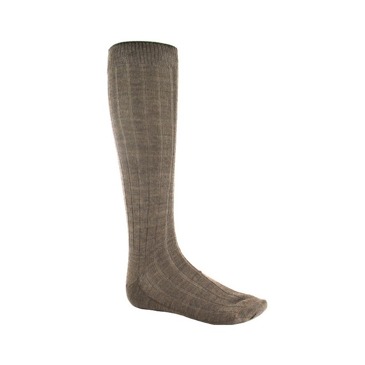 Chaussettes hautes homme 100 % Laine