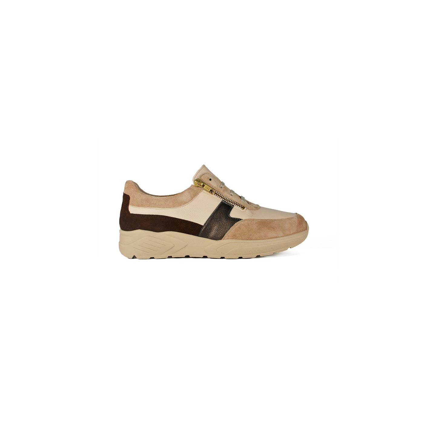 Promo - SOLIDUS - PROMO - SOLIDUS - Mia 43025 Beige - Femme - CHAUSSMART
