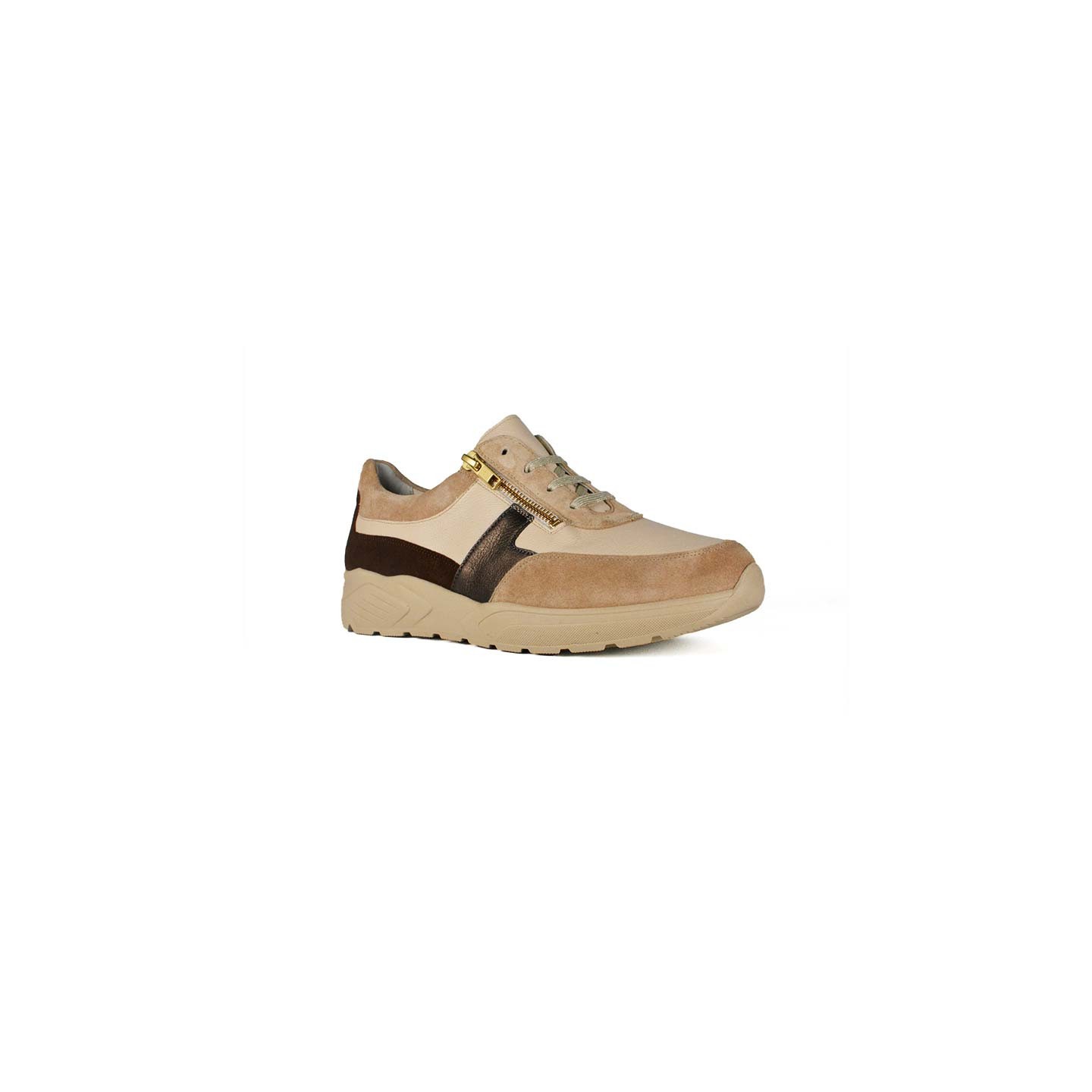 Promo - SOLIDUS - PROMO - SOLIDUS - Mia 43025 Beige - Femme - CHAUSSMART
