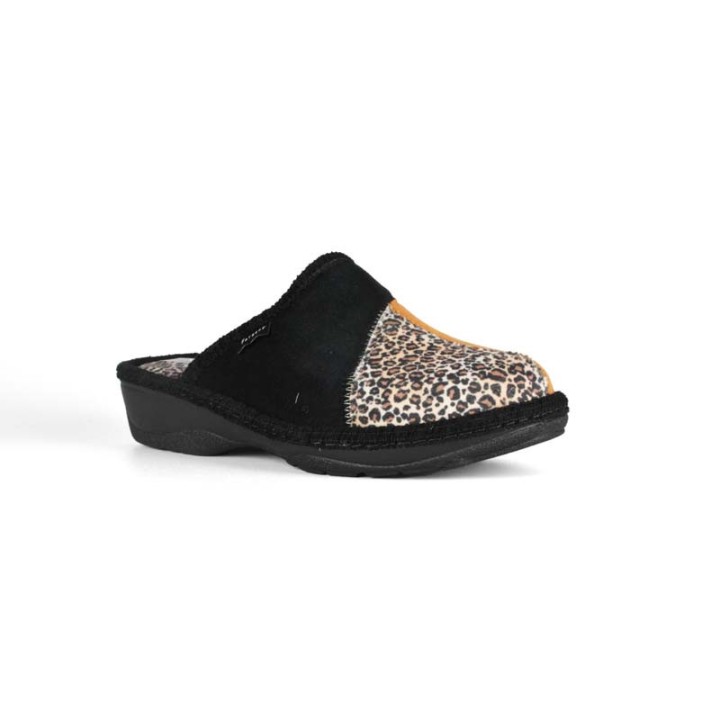 chaussons mules femme confortables Fargeot Pelage