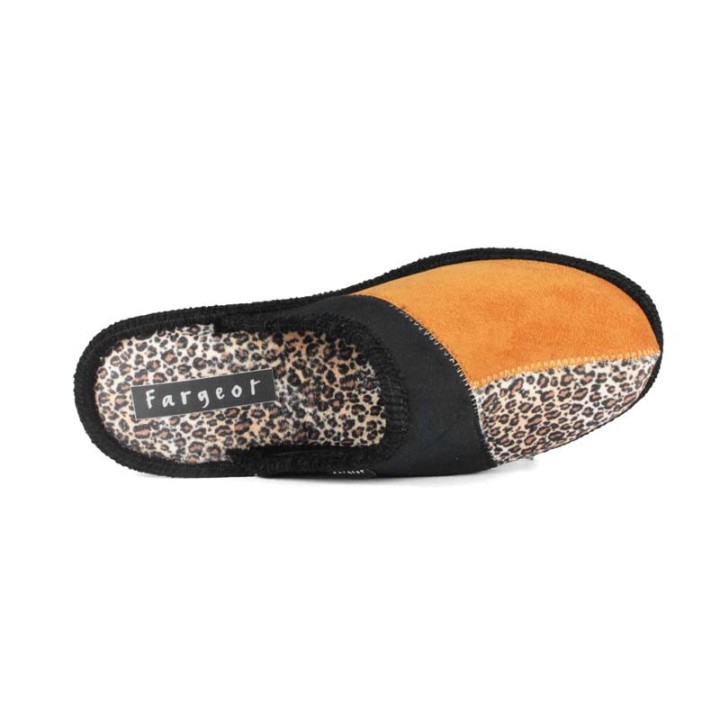 chaussons mules femme confortables Fargeot Pelage