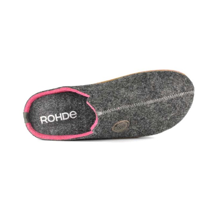 chaussons mules femme en laine confortable Rohde 6120