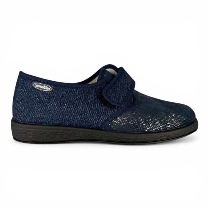 chaussons fermés pieds sensibles femme Semelflex Nathalie