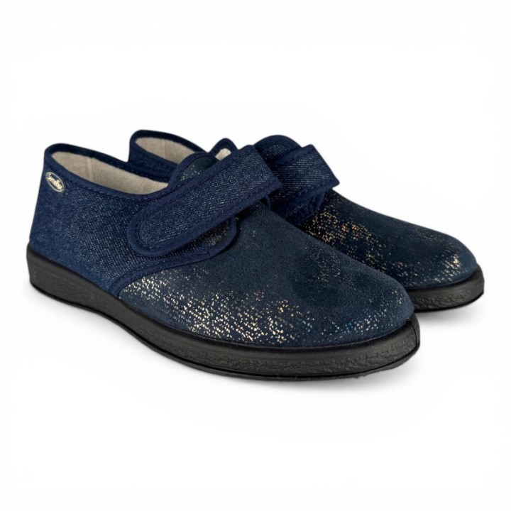 chaussons fermés pieds sensibles femme Semelflex Nathalie