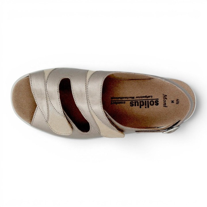 sandales femme pieds très larges et sensibles SOLIDUS Moni 74019