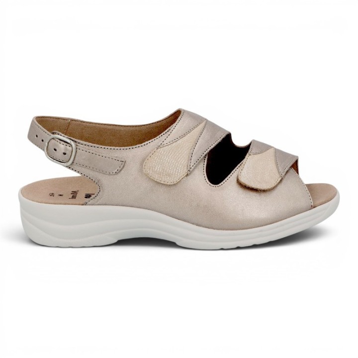 sandales femme pieds très larges et sensibles SOLIDUS Moni 74019