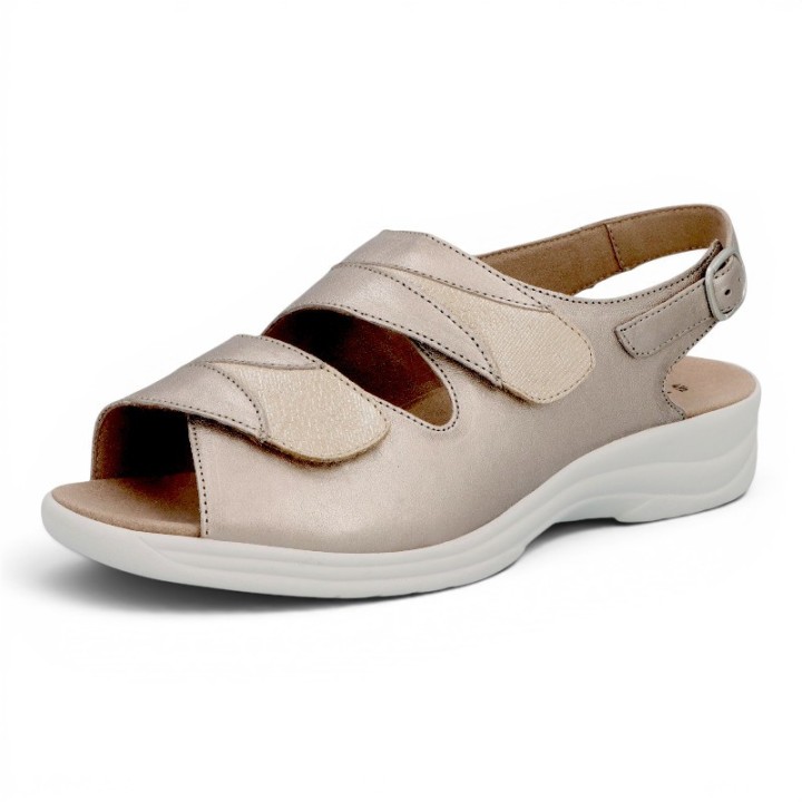 sandales femme pieds très larges et sensibles SOLIDUS Moni 74019
