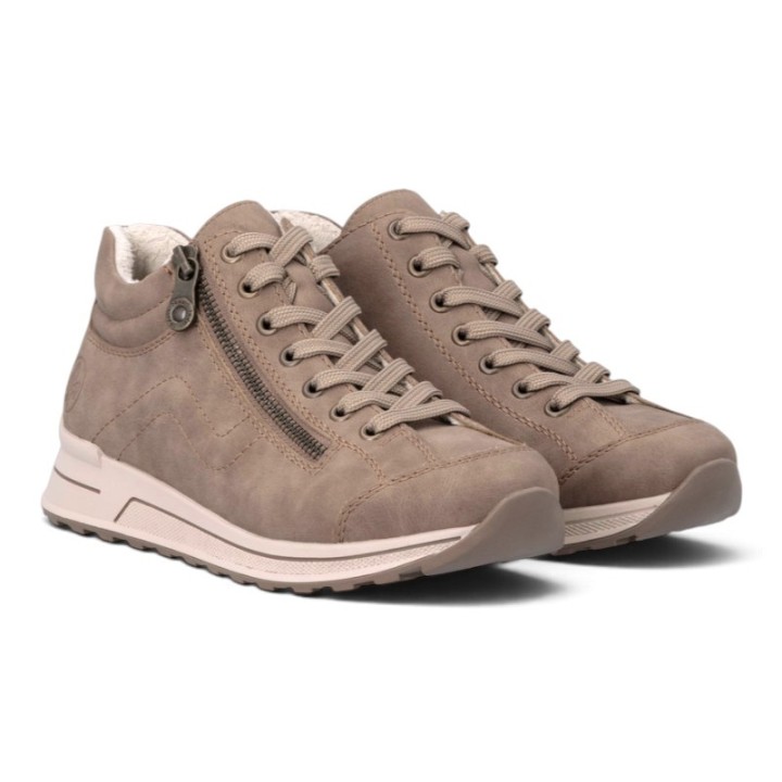 Basket Haute Femme confortable doublure chaude Rieker N1400