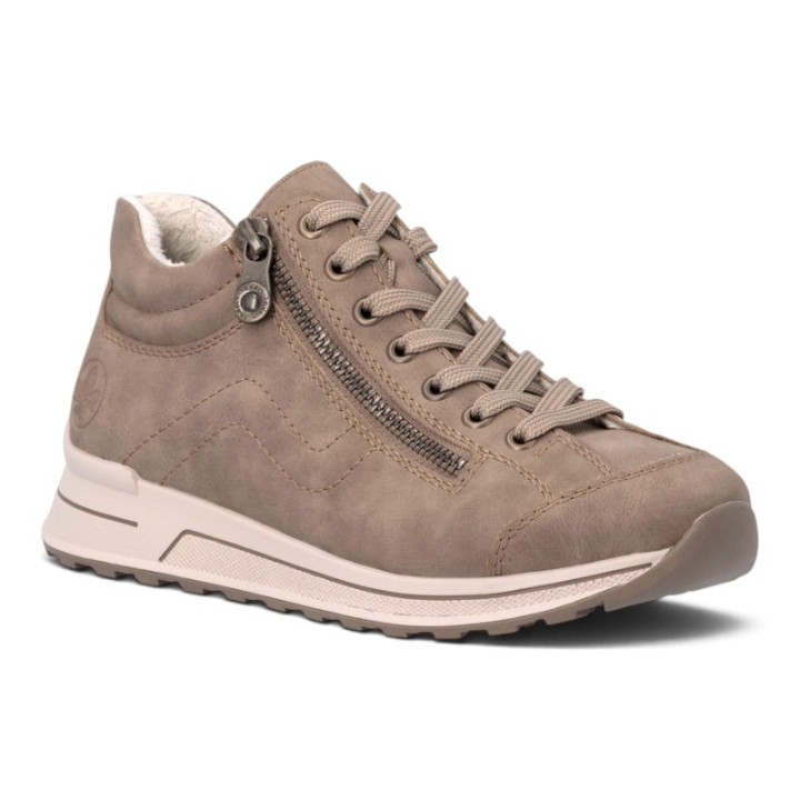 Basket Haute Femme confortable doublure chaude Rieker N1400