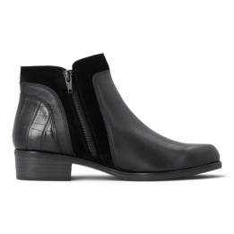 bottines femme noires confortables Remonte D6893