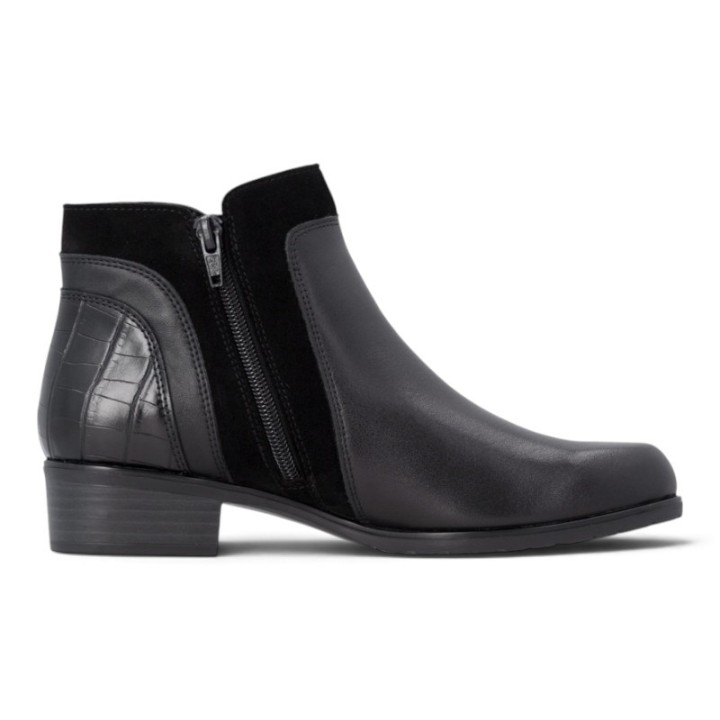 bottines femme noires confortables Remonte D6893