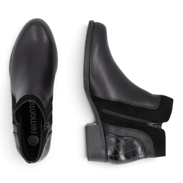 Bottines femme confortables à talon REMONTE