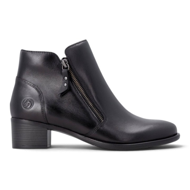 bottines femme noires confortables Remonte R5190