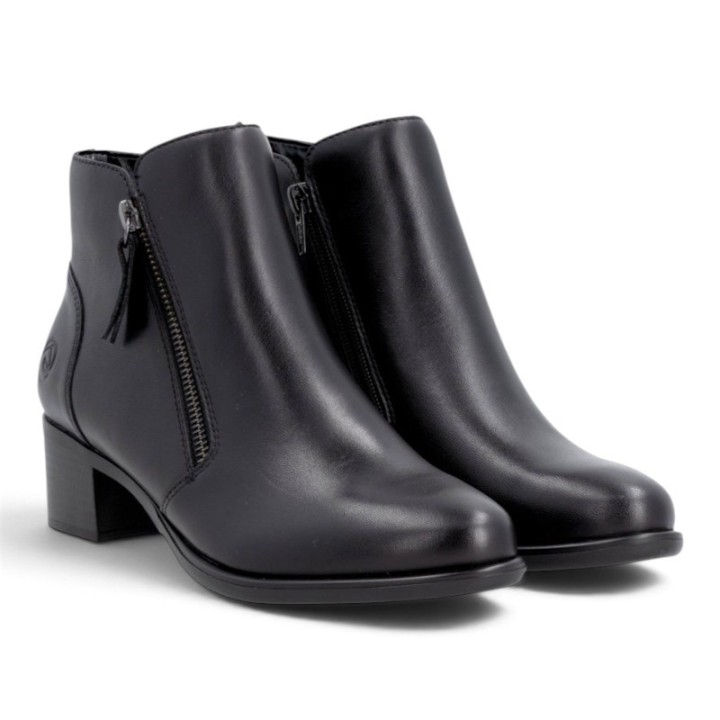 bottines femme noires confortables Remonte R5190