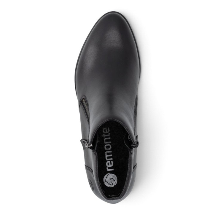bottines femme noires confortables Remonte R5190