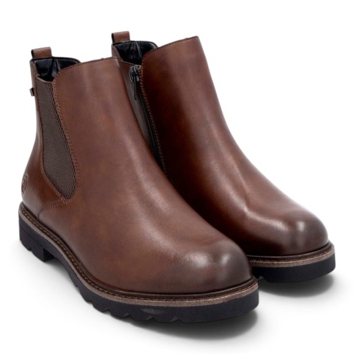 Bottines en cuir femme confortables semelle amovible Remonte