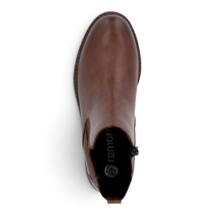 Bottines en cuir femme confortables semelle amovible Remonte