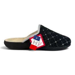 chaussons mules fourrés pure laire Fargeot