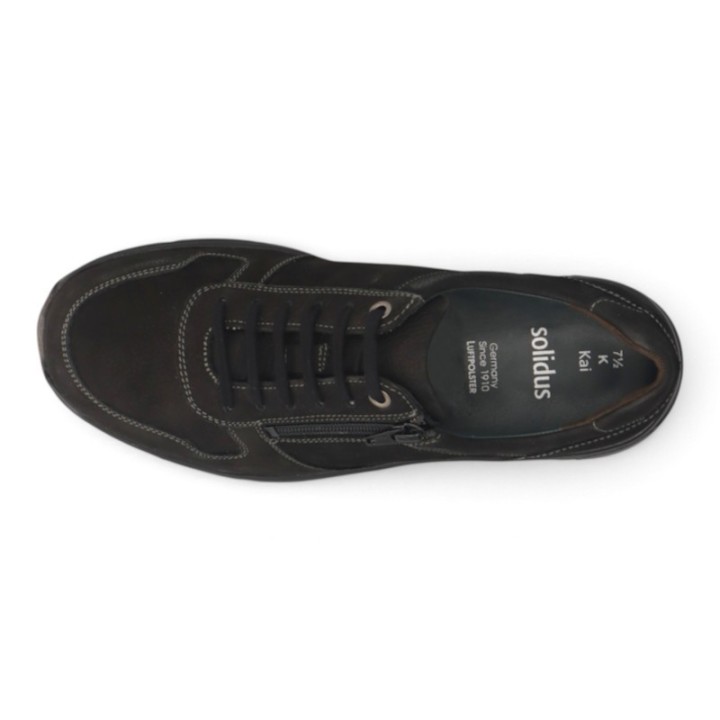Basket Homme en cuir Pieds larges et Pieds sensibles SOLIDUS