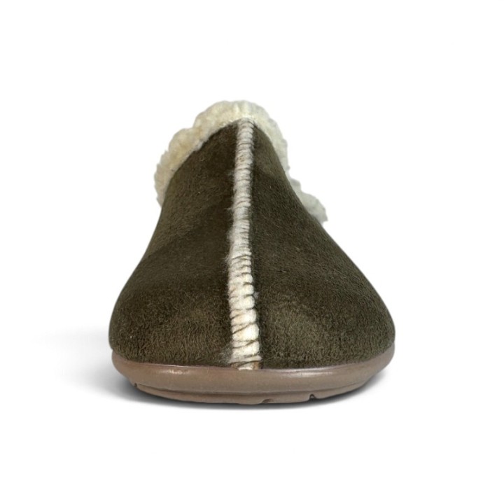 Chaussons mules femme fourrés la Maison de l'Espadrille