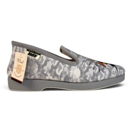 Charentaises fourrées pure laine pour homme -Asterix et Obelix - La Maison de l'Espadrille