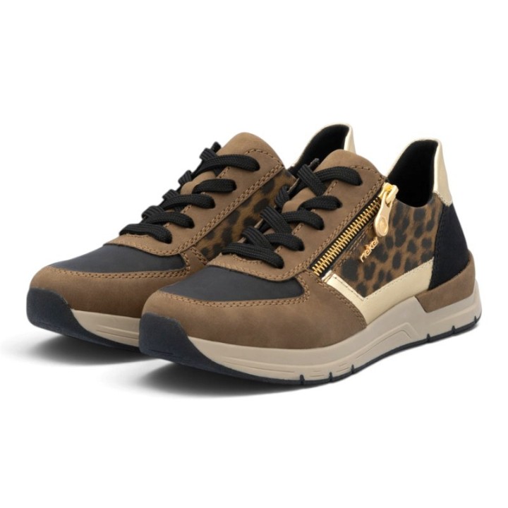 Basket basse femme semelle amovible confortable Rieker