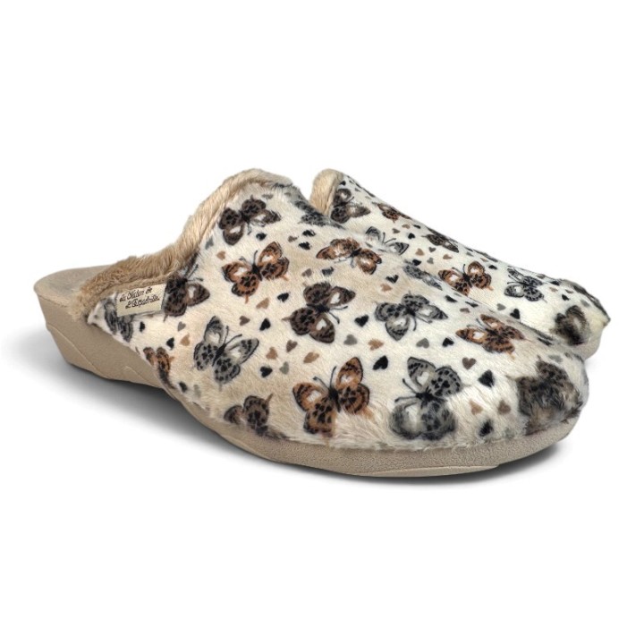 Chaussons Mules femme hiver confortables La Maison de l'Espadrille
