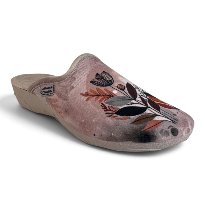 Chaussons mules femme fantaisie la Maison de l'Espadrille