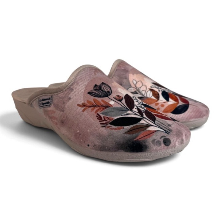 Chaussons mules femme fantaisie la Maison de l'Espadrille