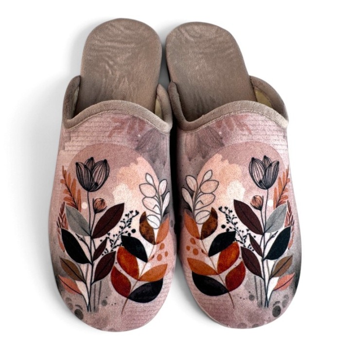 Chaussons mules femme fantaisie la Maison de l'Espadrille
