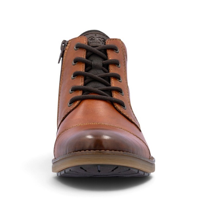 Bottines Hommes semelle amovible en cuir confortables Rieker