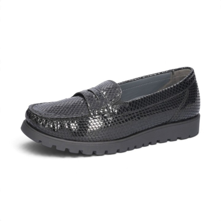 Mocassins Femme en cuir en largeur H Waldlaufer