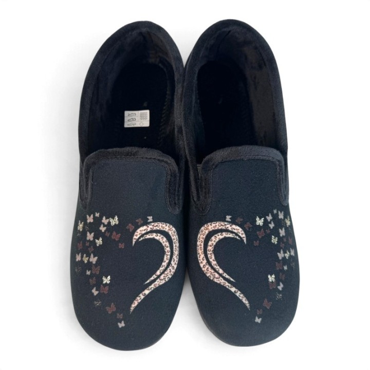 Chaussons Fermés femme noirs la Maison de L'Espadrille