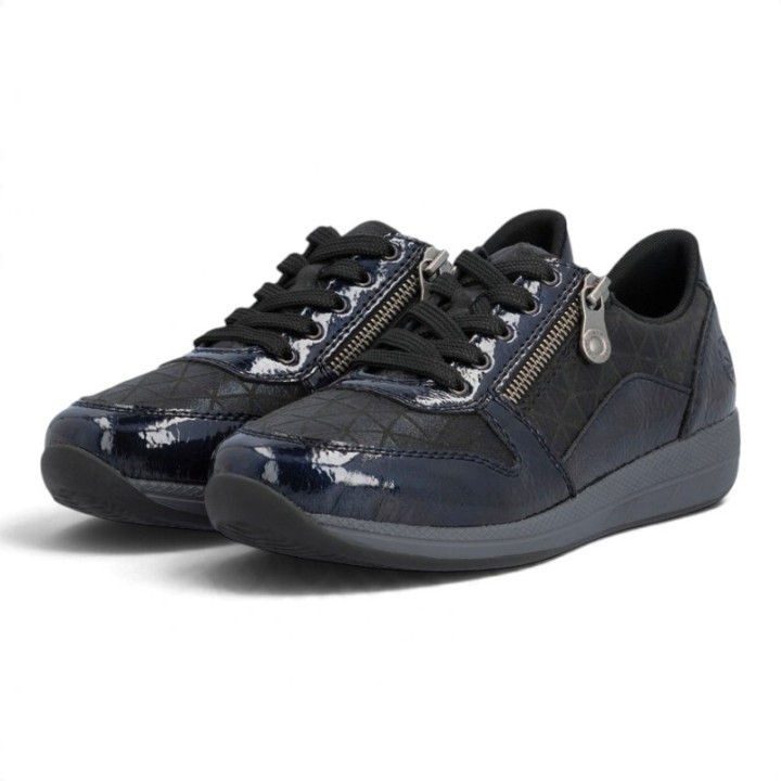 Basket femme pieds sensibles confortables Rieker