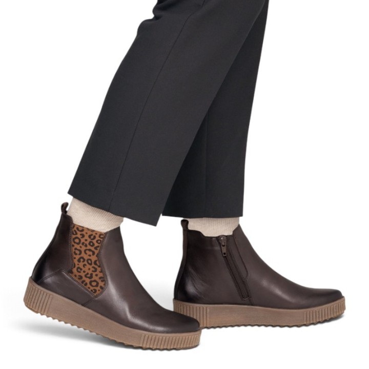 bottines femme en cuir confortable Remonte R7994