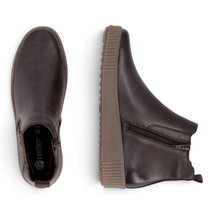 bottines femme en cuir confortable Remonte R7994